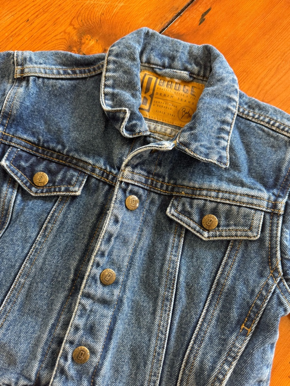 Vintage 90’s toddler denim jacket